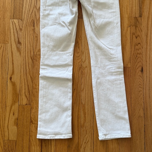 MOTHER sz 24 The Mid Rise Dazzler White Denim Pants The Fairest of them All - Picture 11 of 14